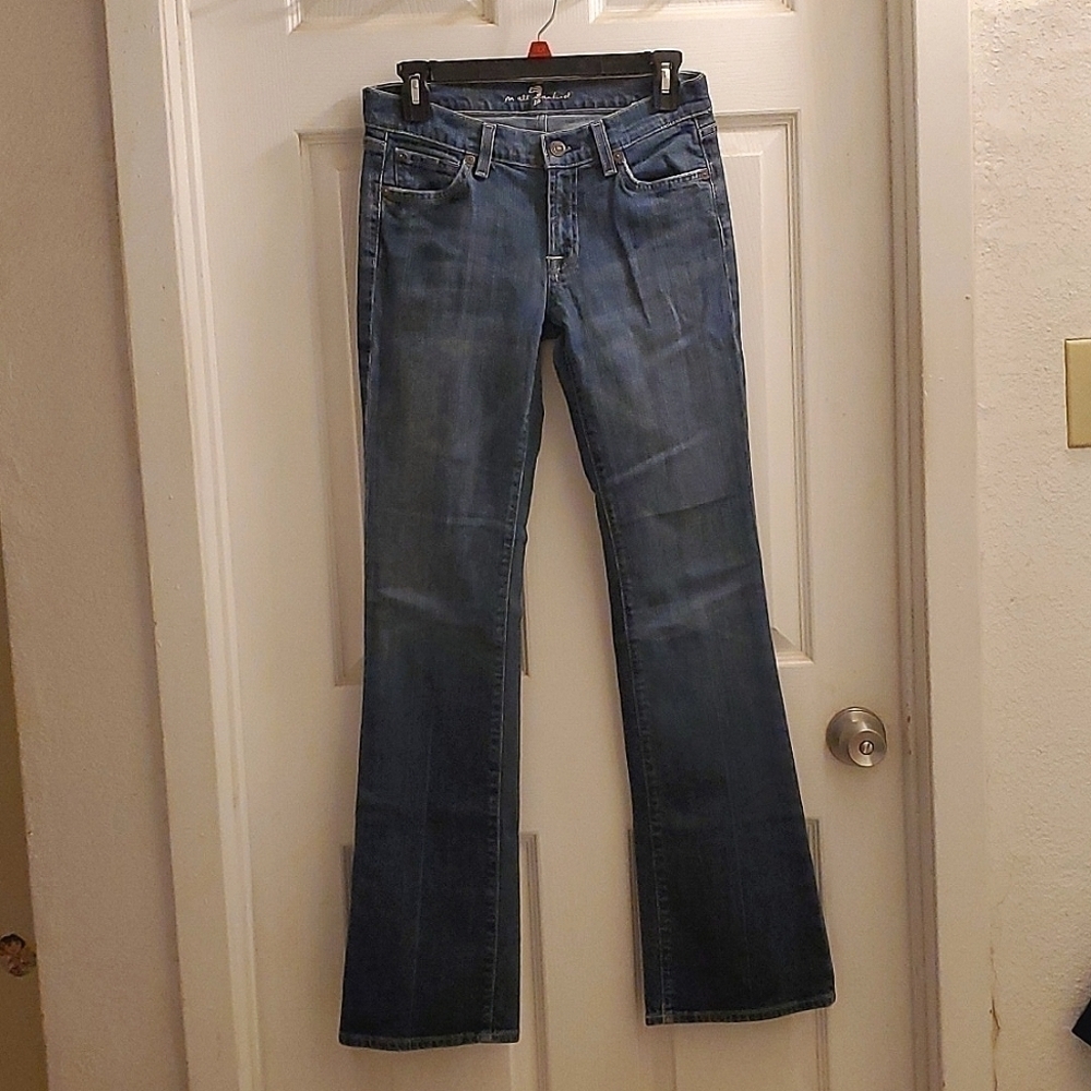 7 FAM low rise bootcut jeans